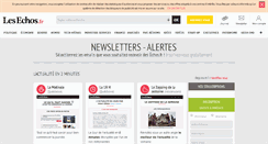 Desktop Screenshot of alerte.lesechos.fr