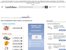 Tablet Screenshot of credit.lesechos.fr
