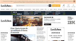 Desktop Screenshot of lesechos.fr