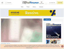 Tablet Screenshot of capitalfinance.lesechos.fr